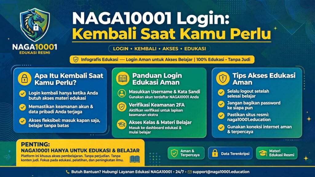 NAGA10001 Login: Kembali Saat Kamu Perlu